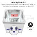 Tabletop jewelry ultrasonic cleaner 2l digital timer heater adjustable jewellery store with FCC